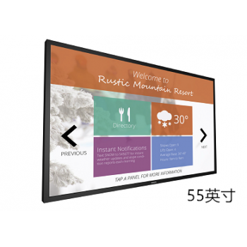 飛利浦55寸多點觸控顯示屏55BDL4051T